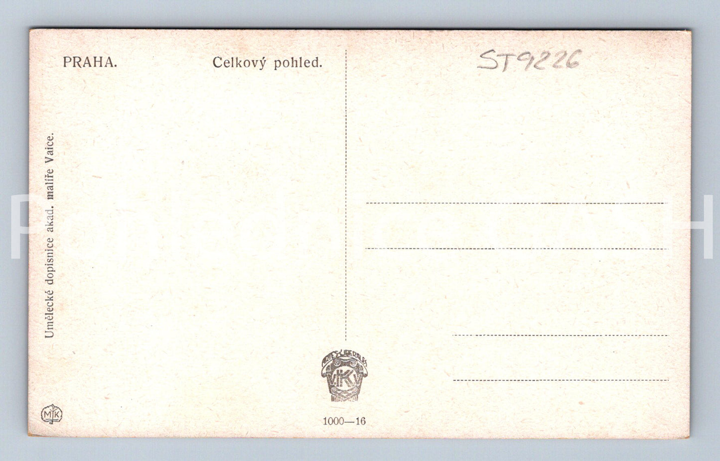 Pohlednice PRAHA (ST9226)