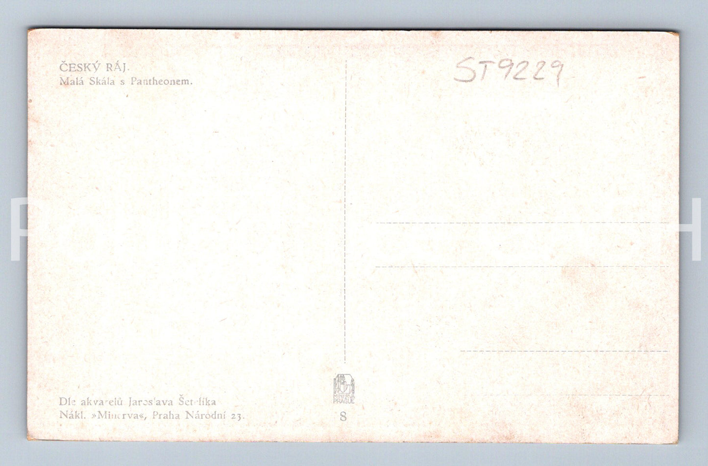 Pohlednice ČESKÝ RÁJ (ST9229)