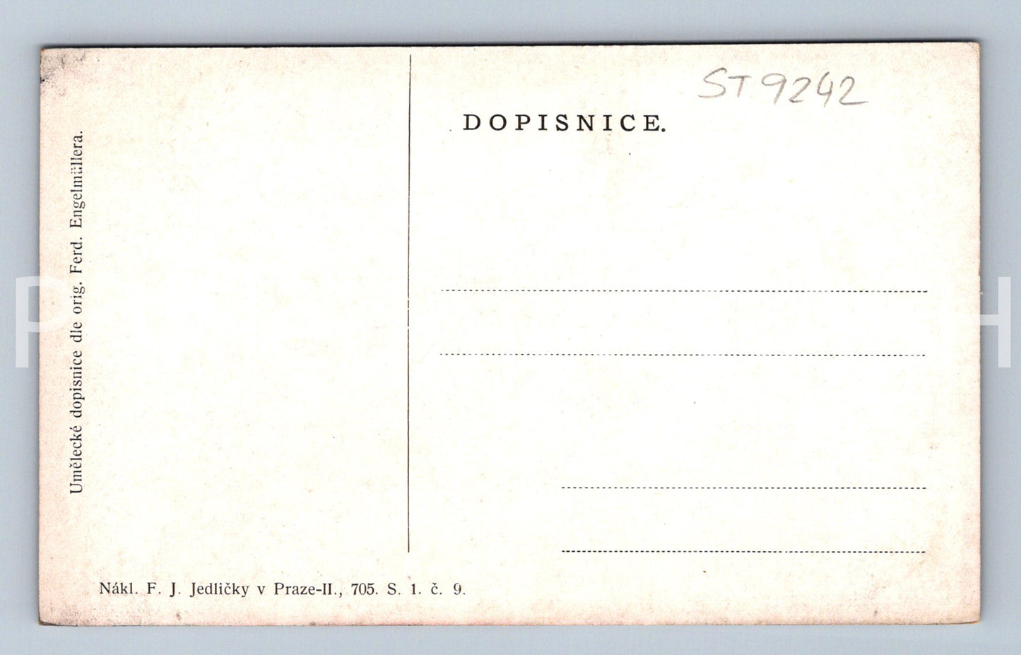 Pohlednice PRAHA (ST9242)