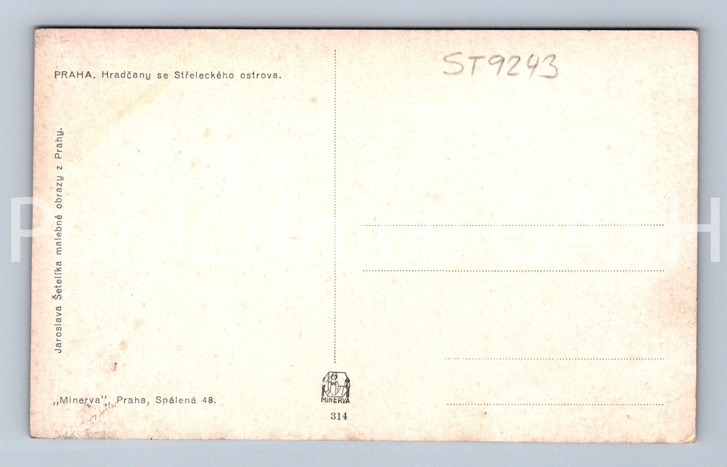 Pohlednice PRAHA (ST9243)