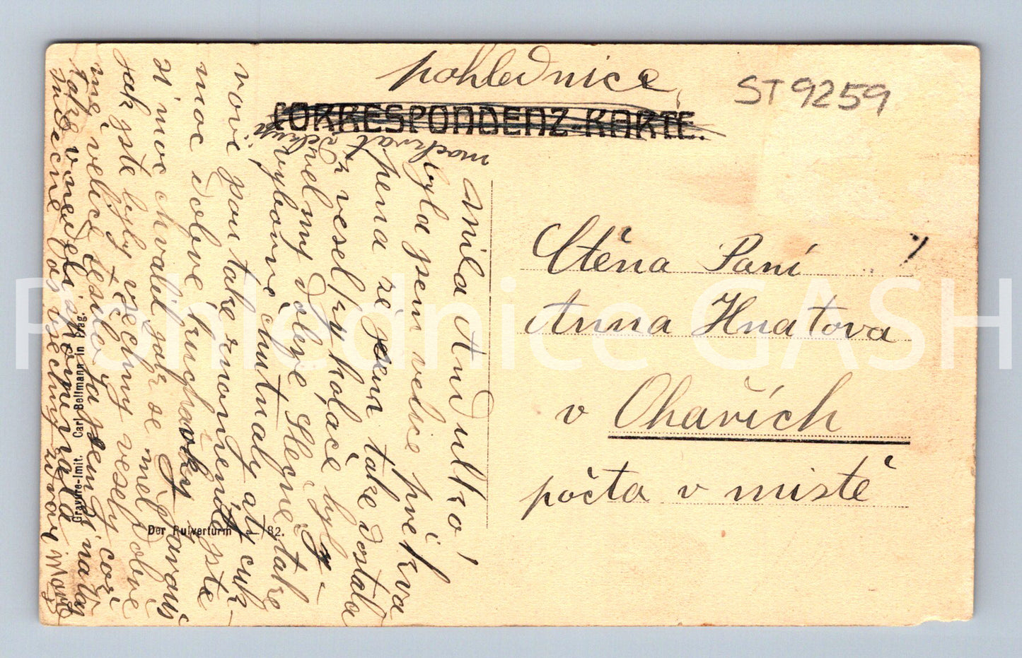 Pohlednice PRAHA (ST9259)