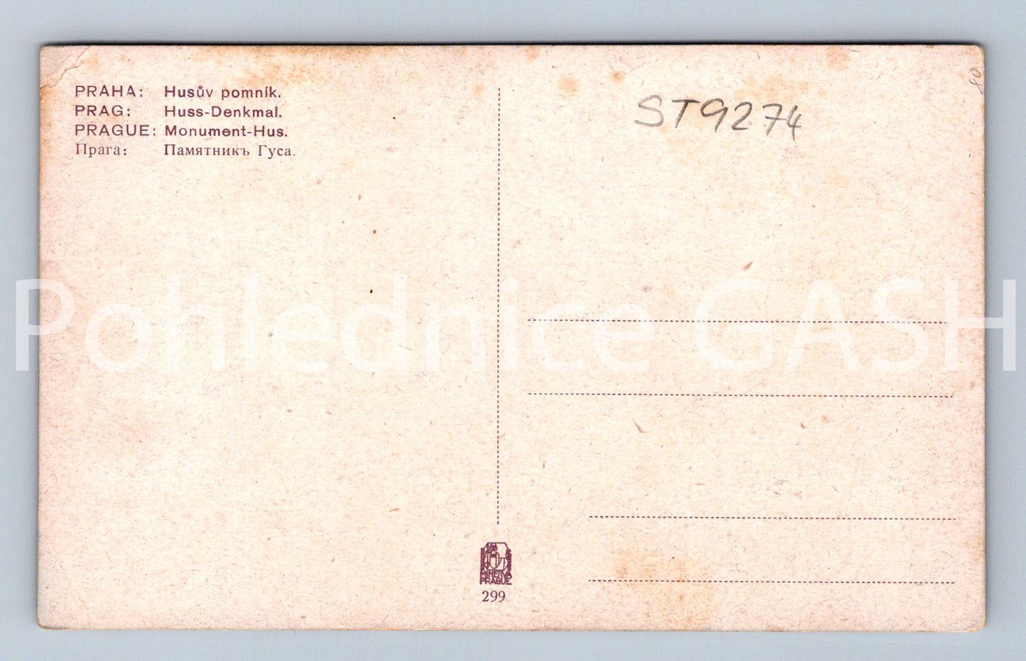 Pohlednice PRAHA (ST9274)