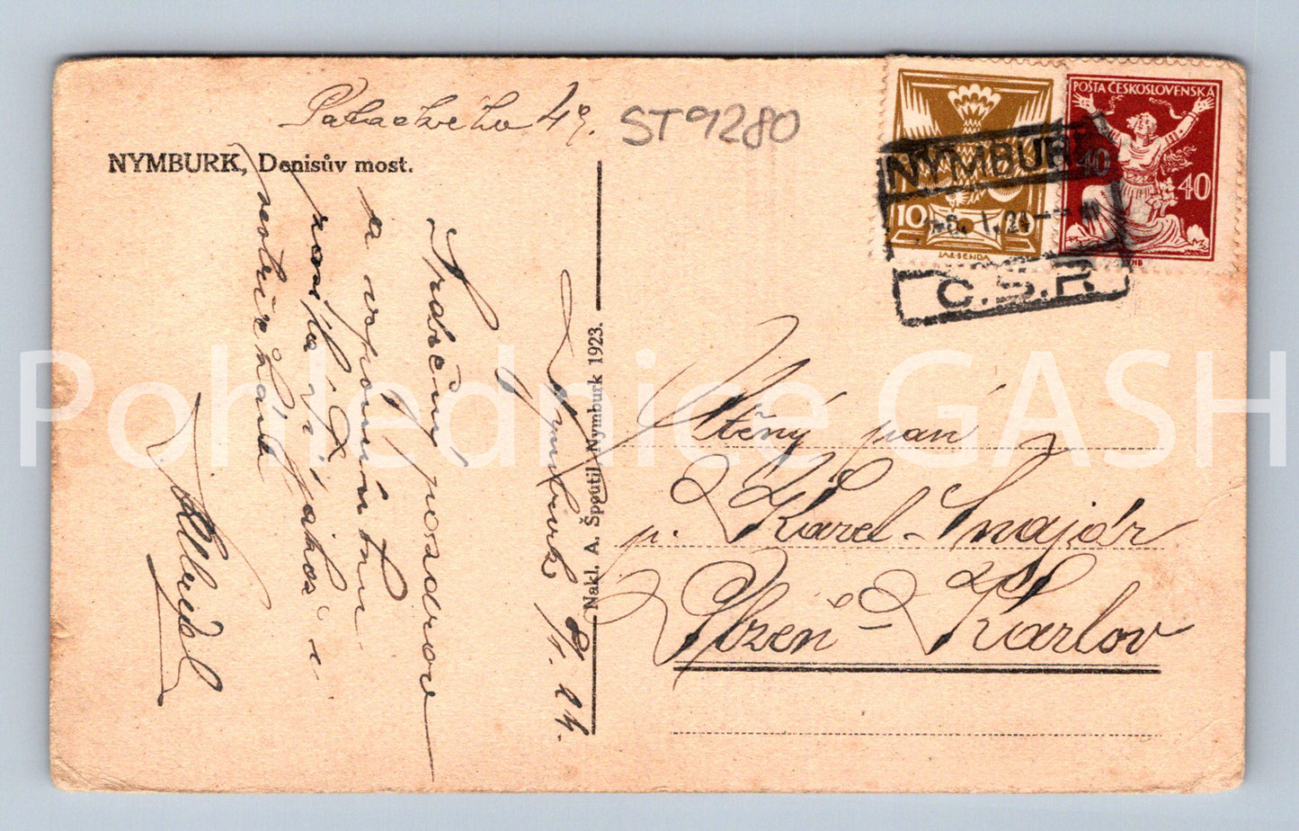 Pohlednice NYMBURK (ST9280)