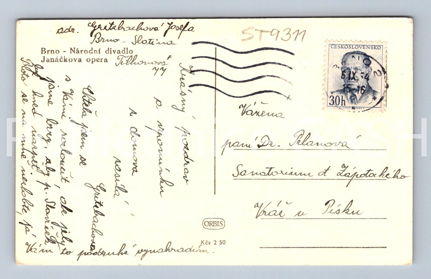 Pohlednice BRNO (ST9311)