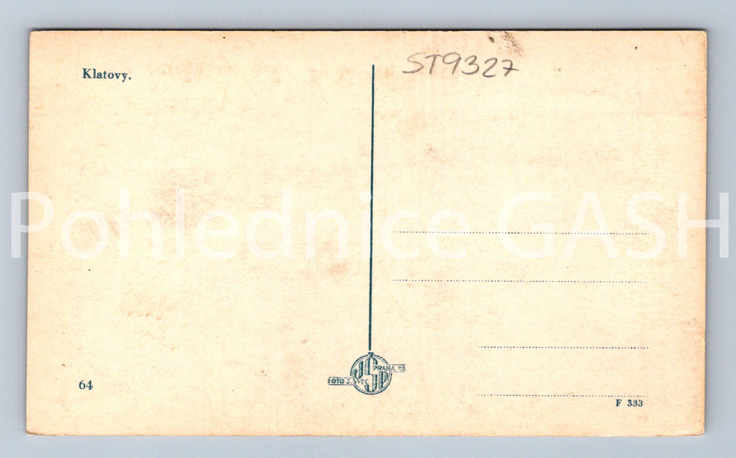 Pohlednice KLATOVY (ST9327)