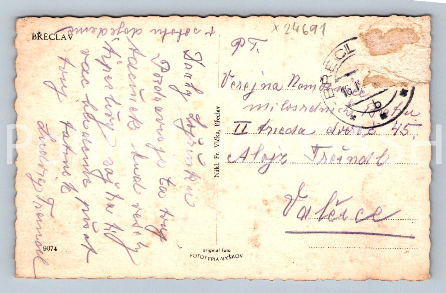 Pohlednice BŘECLAV (X24691)