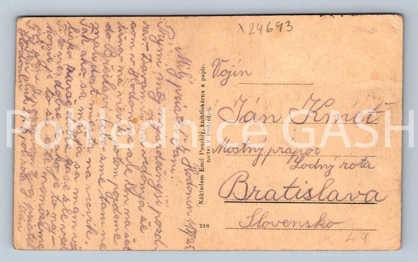 Pohlednice HODONÍN (X24693)