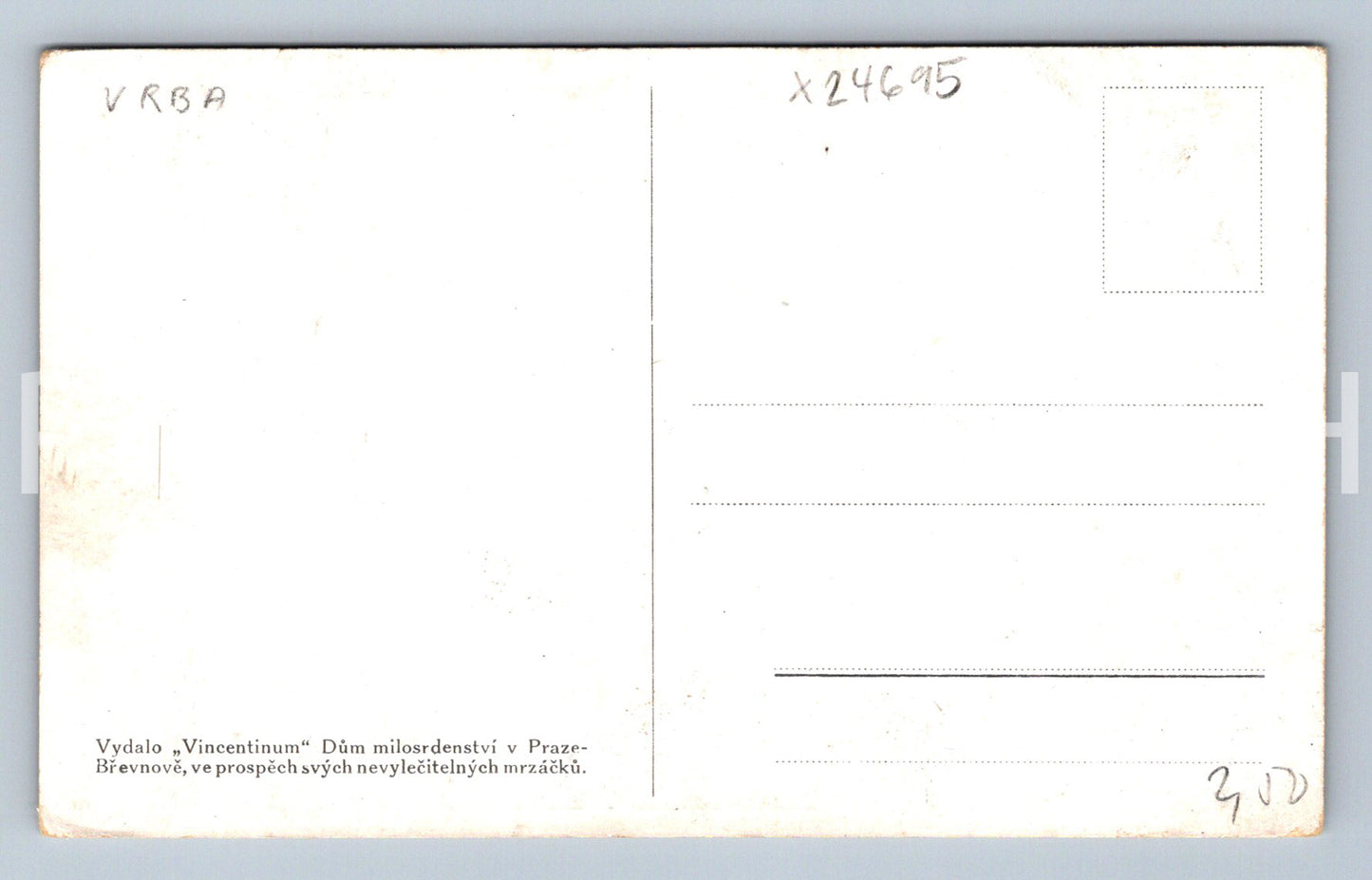 Pohlednice JUBILEUM VINCENTINA 1889 - 1939 (X24695)