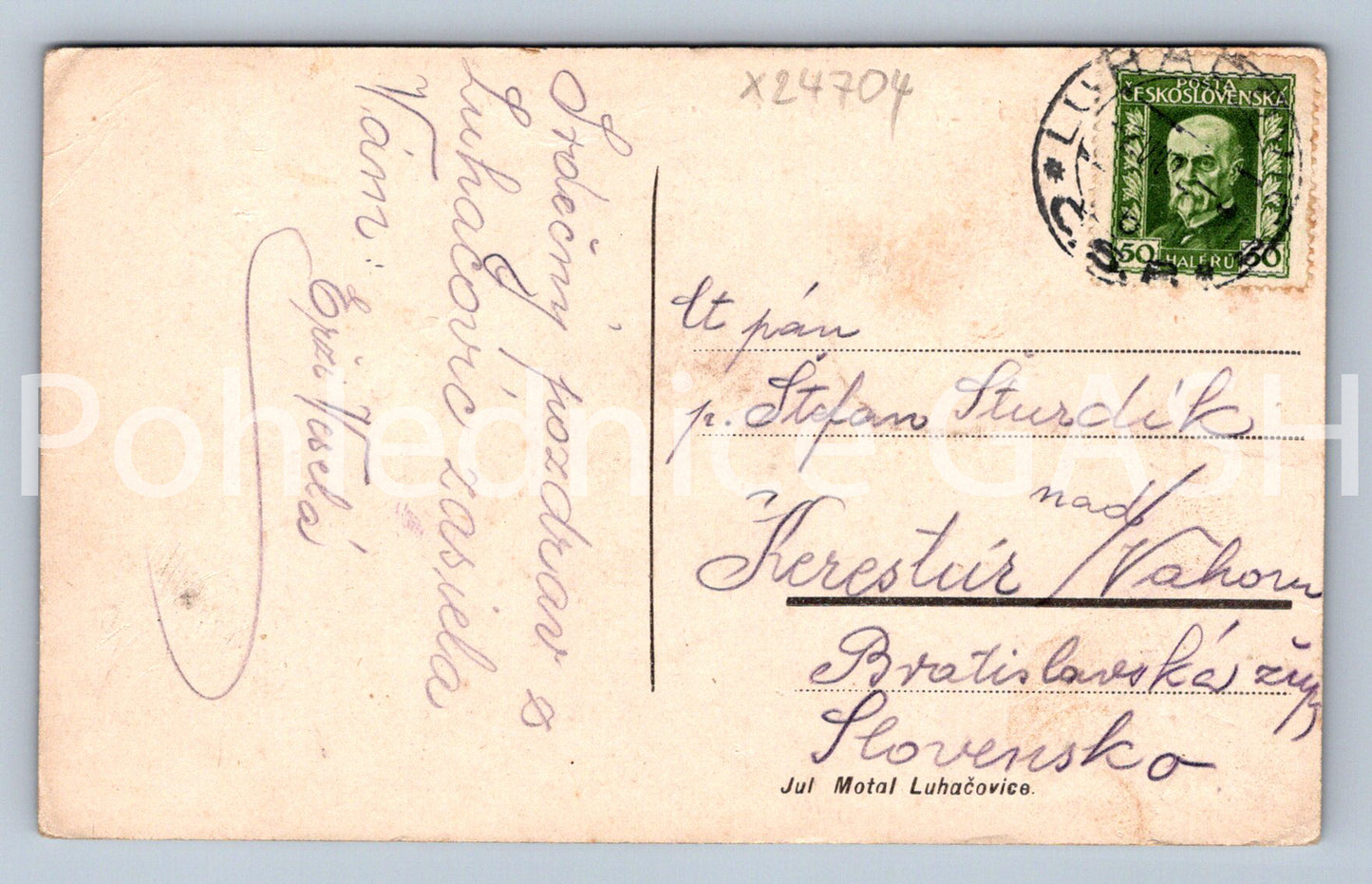 Pohlednice LÁZNĚ LUHAČOVICE (X24704)