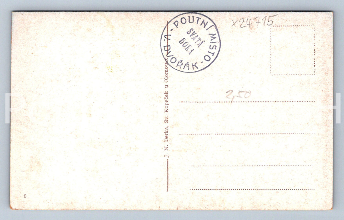 Pohlednice SVATÁ HORA V ČECHÁCH (X24715)