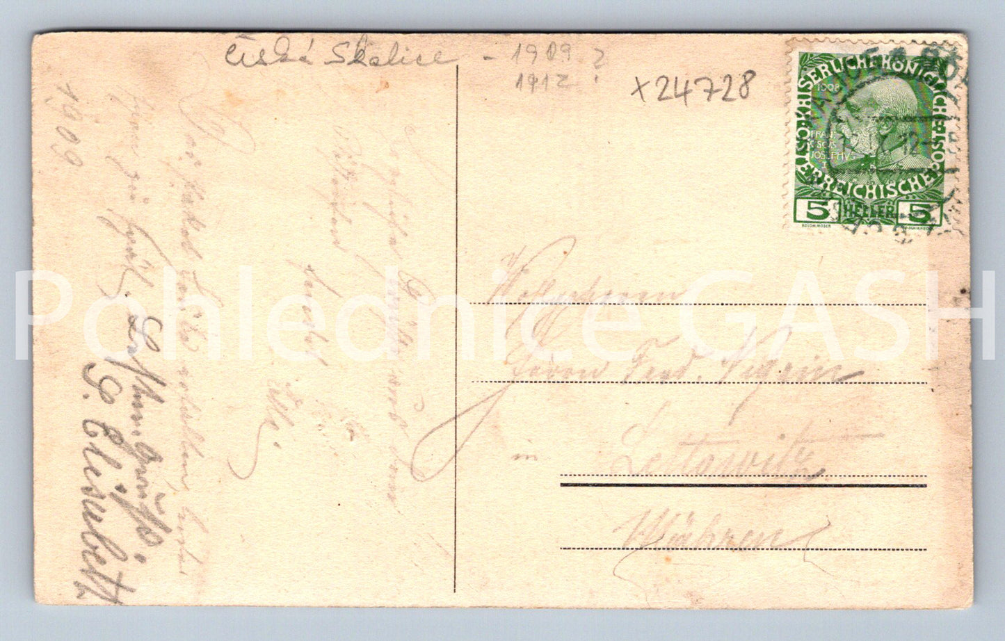 Pohlednice ČESKÁ SKALICE (X24728)