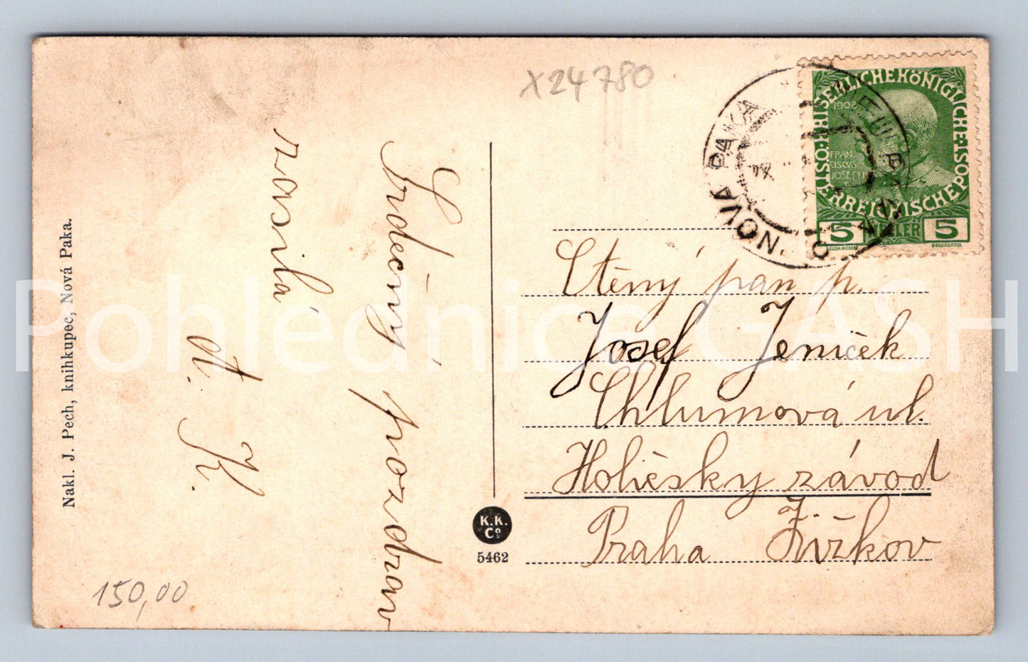 Pohlednice NOVÁ PAKA (X24780)