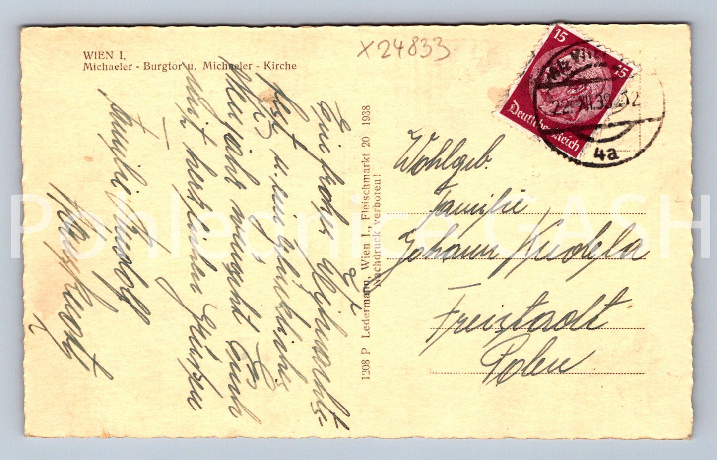 Postcard VIENNA (X24833)