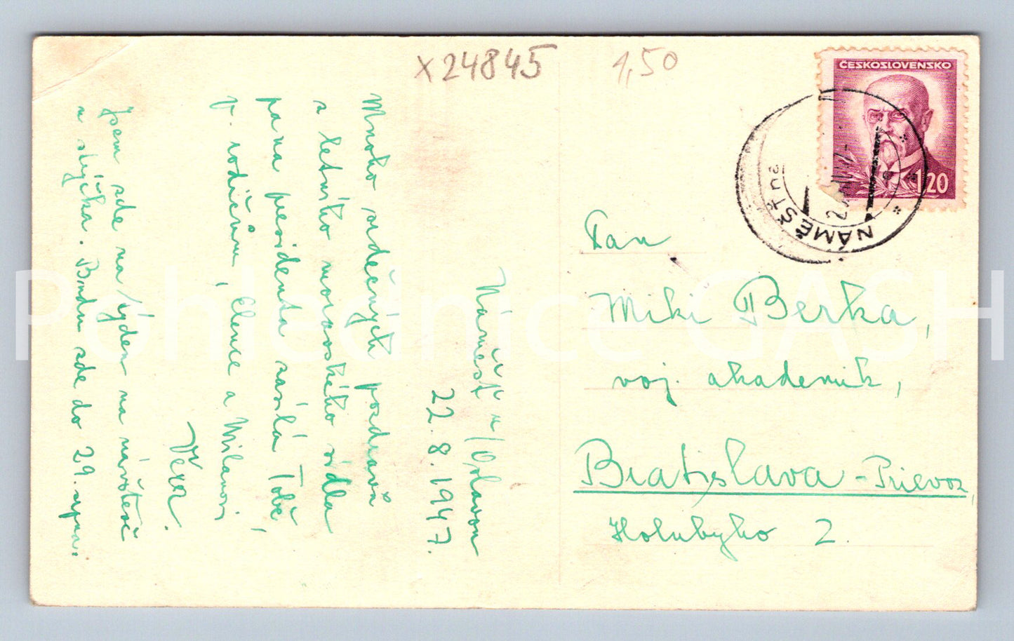 Postcard SQUARE NAD OSL. (X24845)