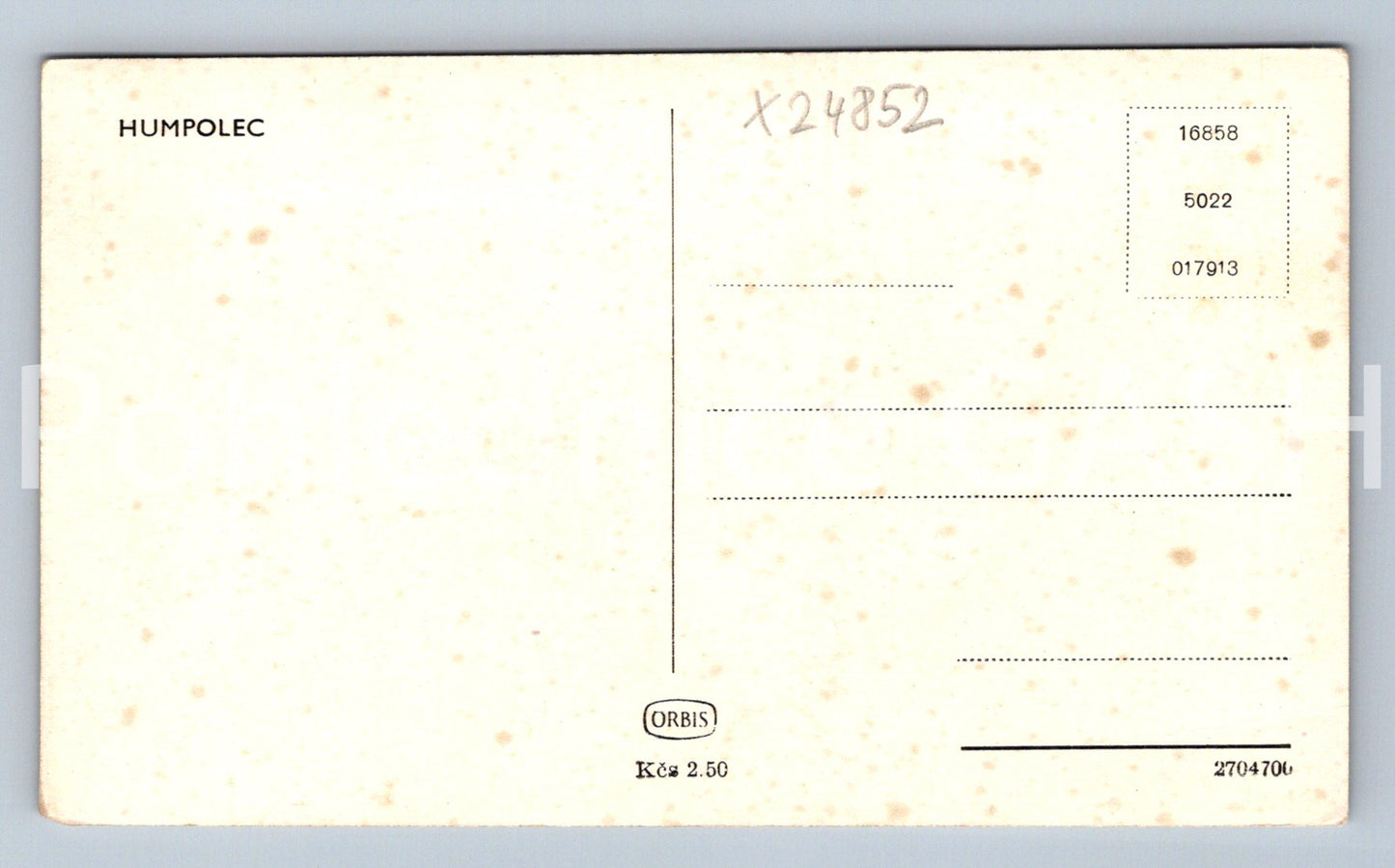 Pohlednice HUMPOLEC (X24852)