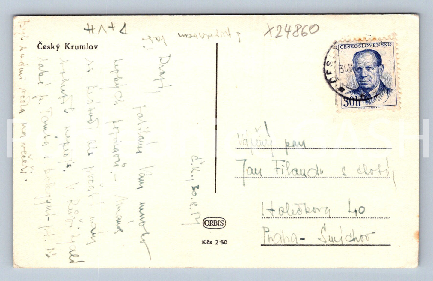Pohlednice ČESKÝ KRUMLOV (X24860)