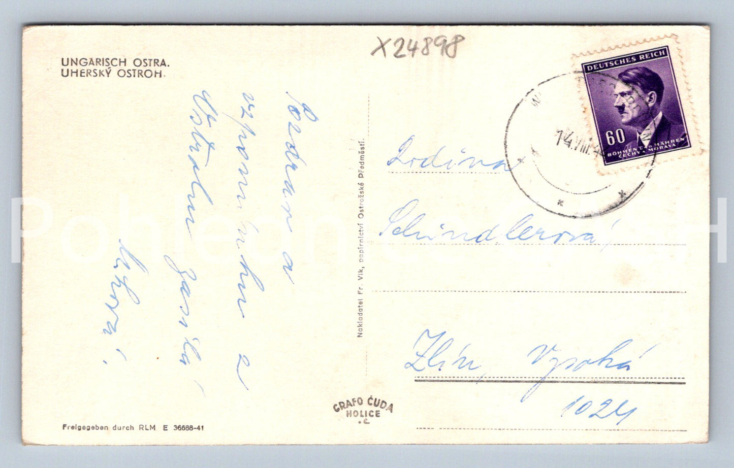 Pohlednice UHERSKÝ OSTROH. (X24898)