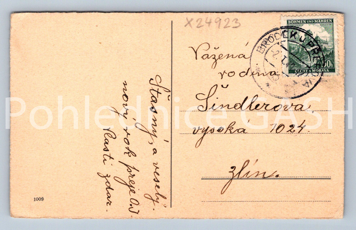 Pohlednice VESELÝ NOVÝ ROK (X24923)