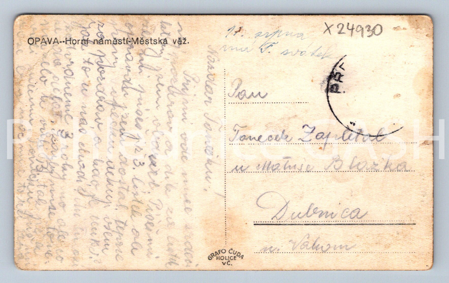 Pohlednice OPAVA (X24930)