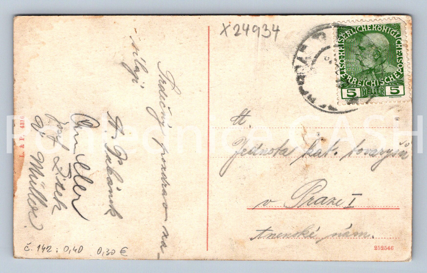 Pohlednice PODĚBRADY (X24934)