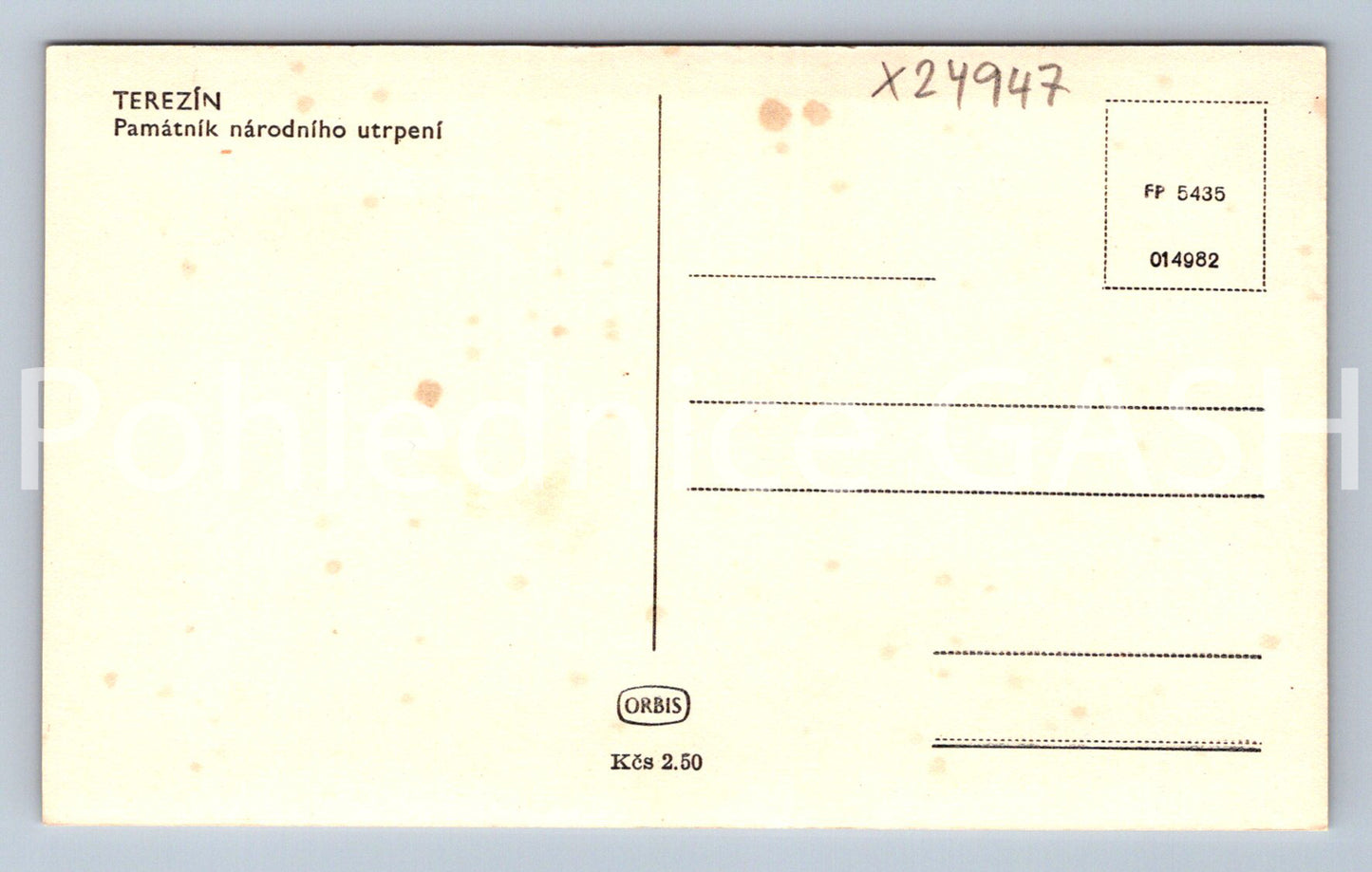 Pohlednice TEREZÍN (X24947)