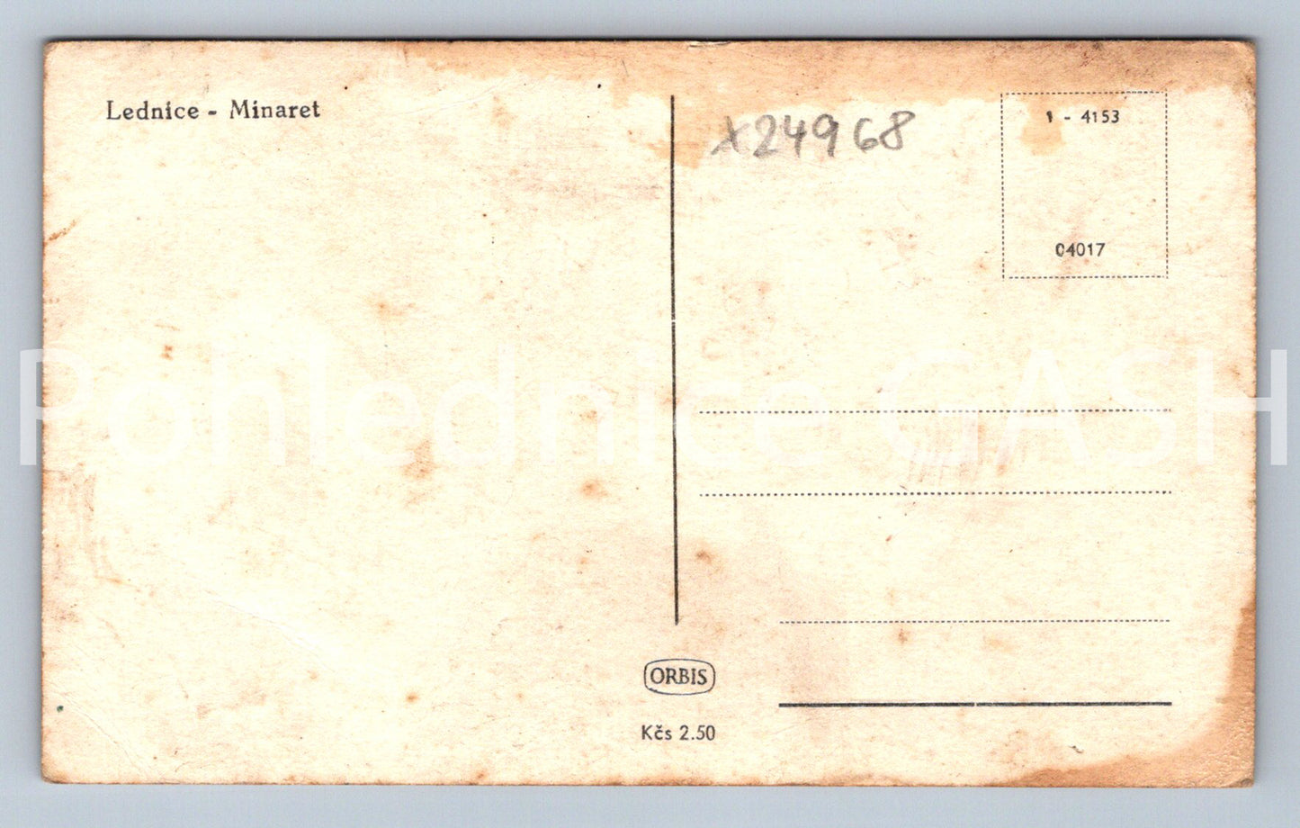 Pohlednice LEDNICE (X24968)