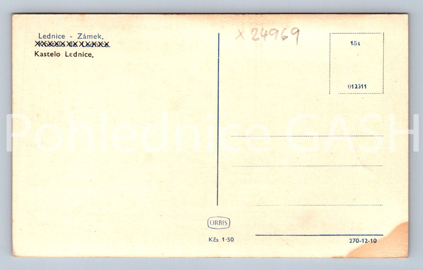 Pohlednice LEDNICE (X24969)