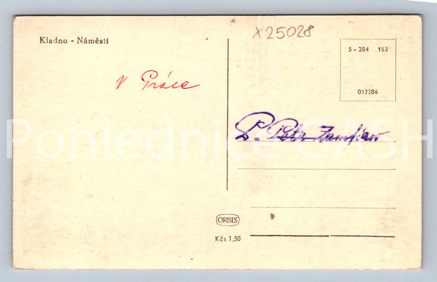 Pohlednice KLADNO - NÁMĚSTÍ (X25028)