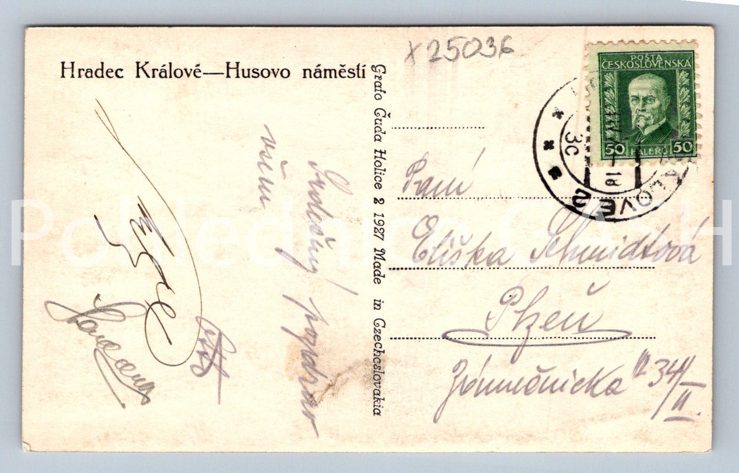 Postcard HRADEC KRÁLOVÉ (X25036)