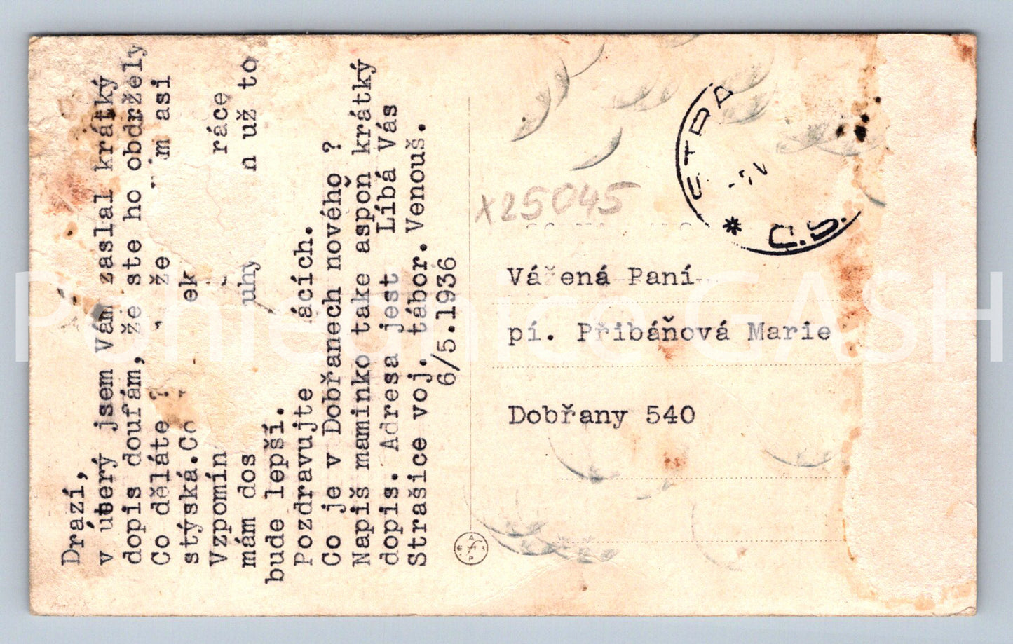 Pohlednice STRAŠICE V BRDECH - KOLÁŽ (X25045)