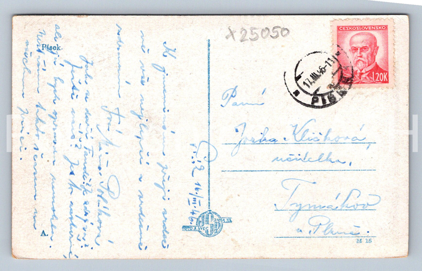 Pohlednice PÍSEK (X25050)