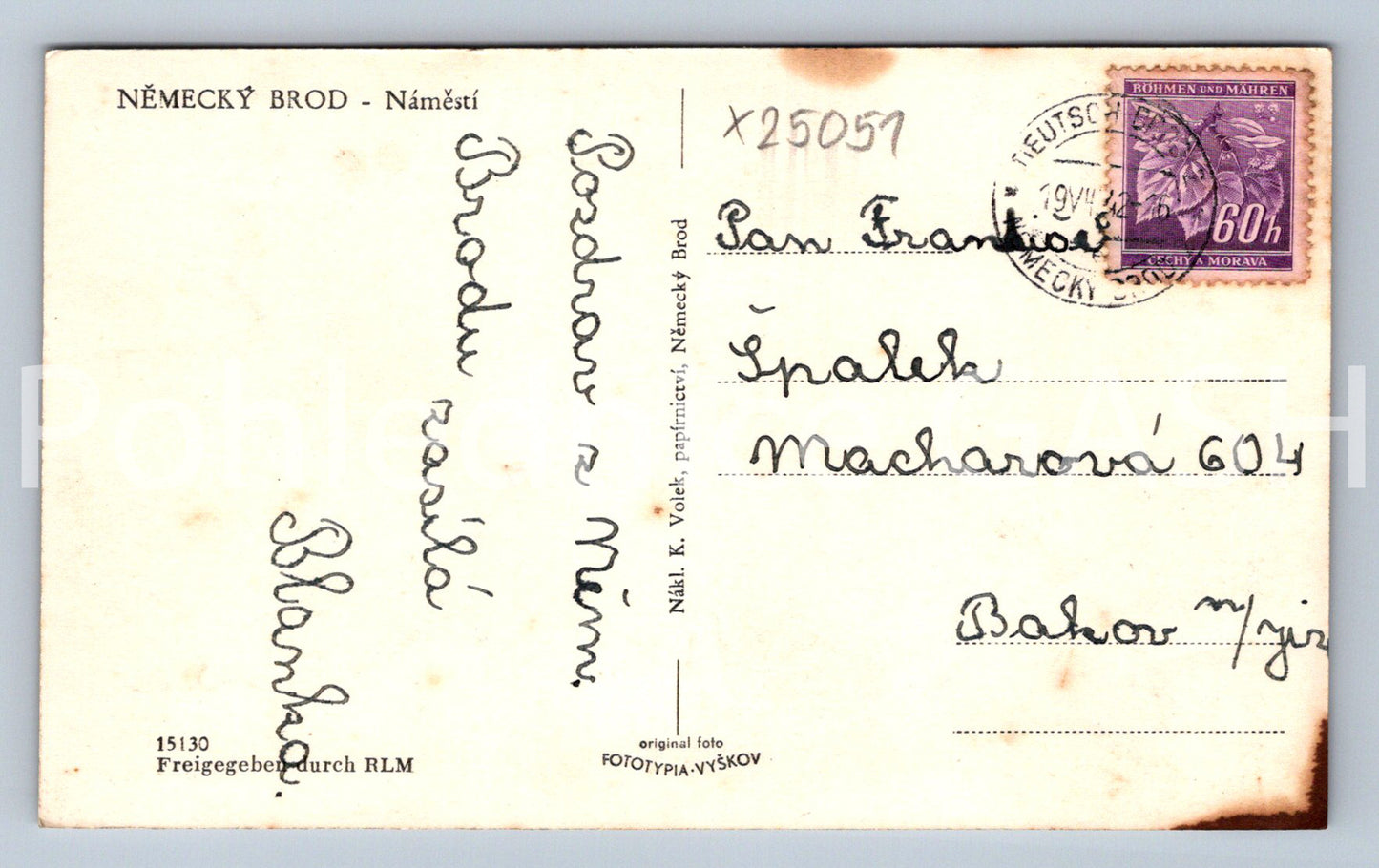 Pohlednice NĚMECKÝ BROD (X25051)