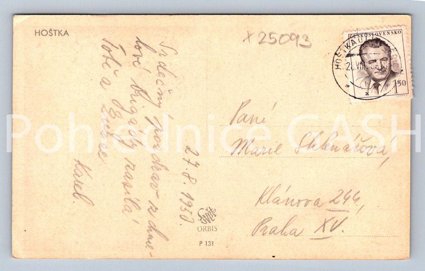 Pohlednice ŠUMAVA - BOUBÍNSKÝ PRALES (X25093)