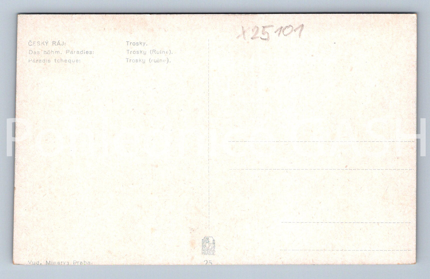 Postcard BOHEMIAN PARADISE (X25101)