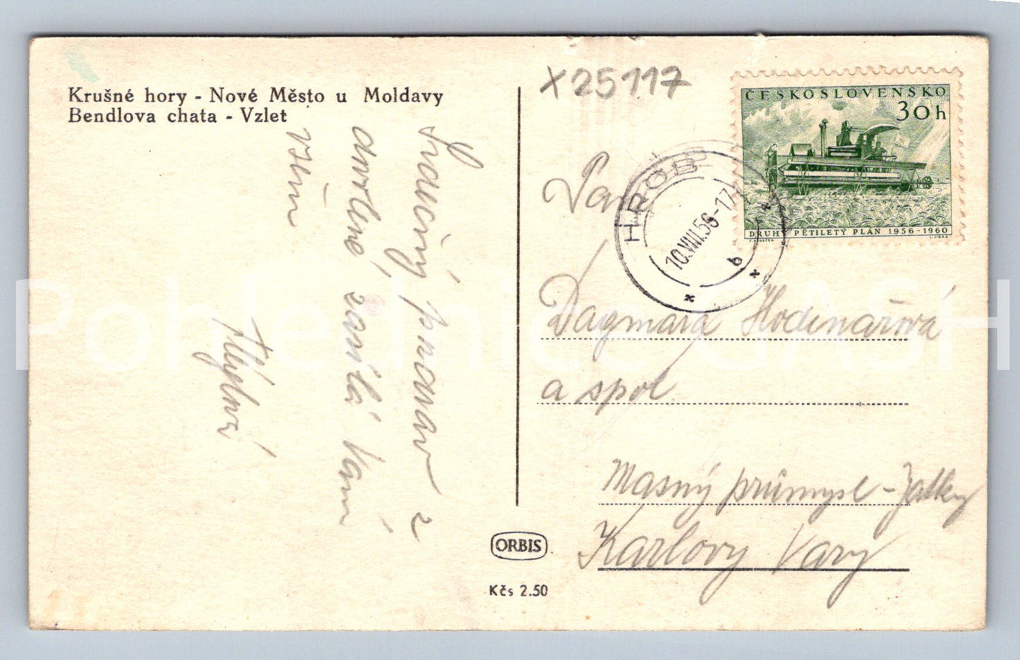 Postcard ORE MOUNTAINS (X25117)