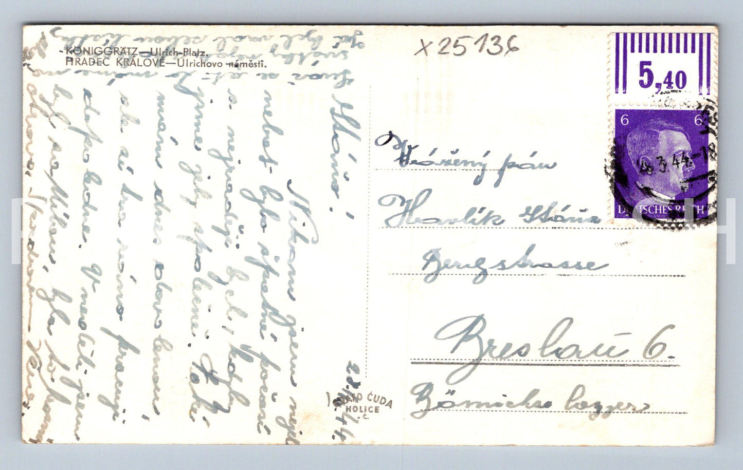 Pohlednice HRADEC KRÁLOVÉ (X25136)