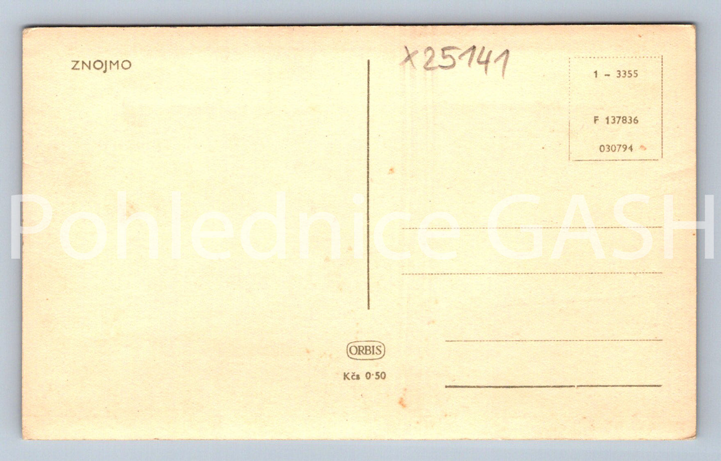 Pohlednice ZNOJMO (X25141)
