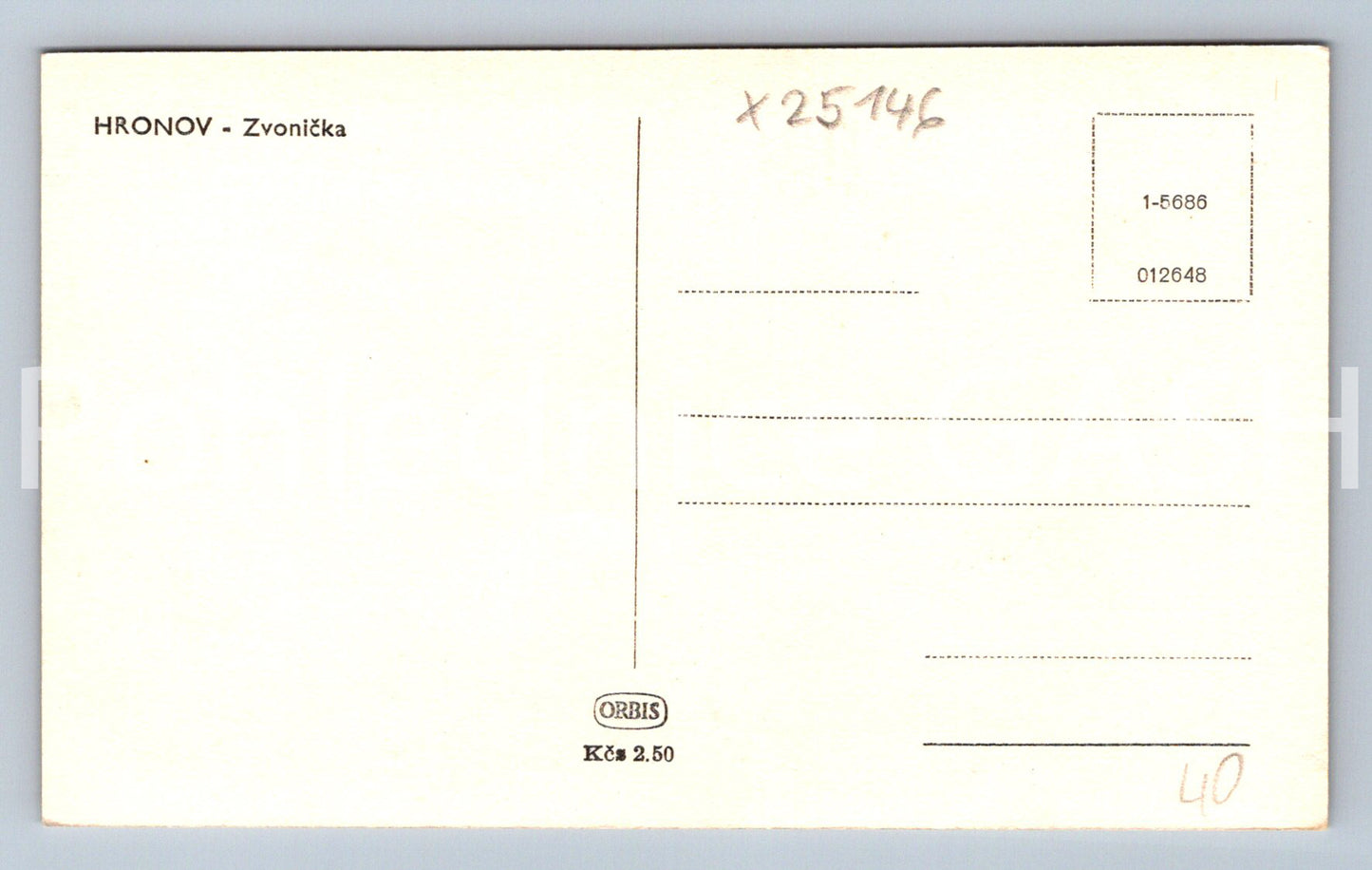 Pohlednice HRONOV (X25146)