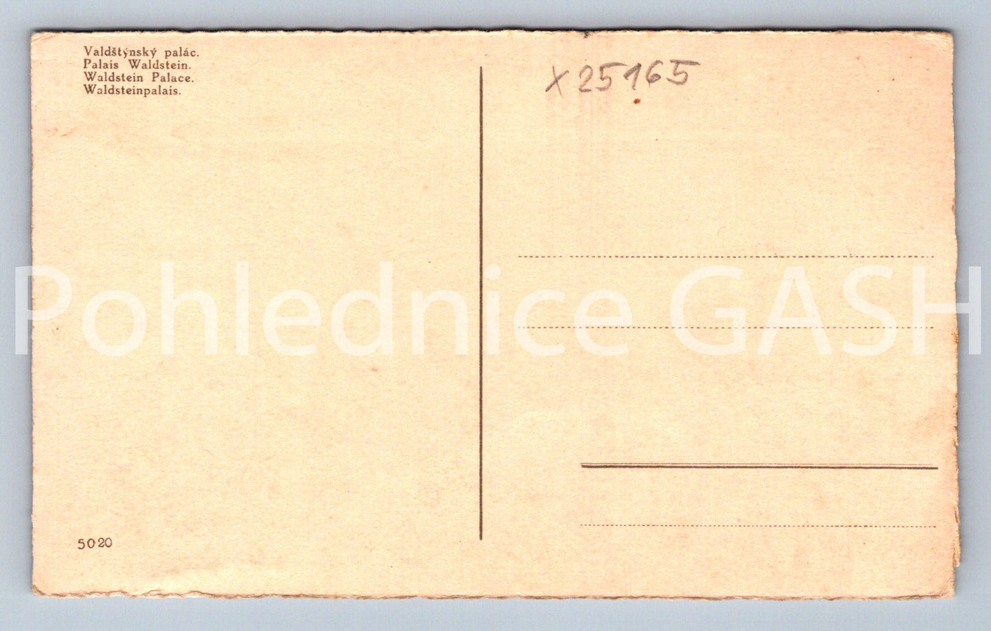 Pohlednice VALDŠTÝNSKÝ PALÁC (X25165)