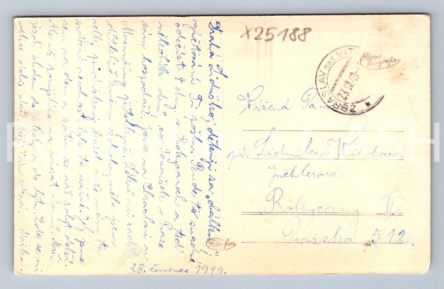 Pohlednice ZBRASLAV NAD VLTAVOU (X25188)