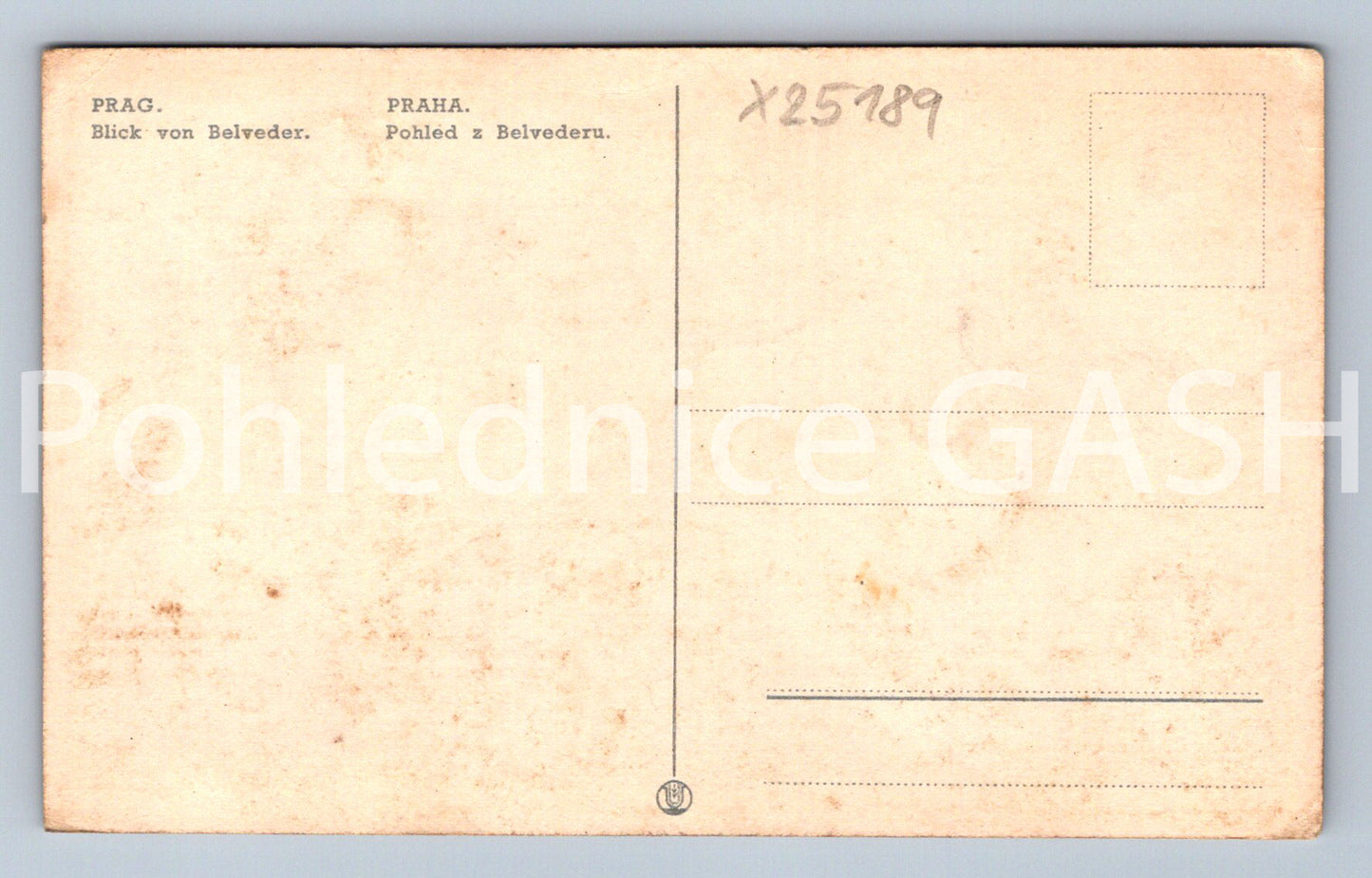 Pohlednice PRAHA (X25189)
