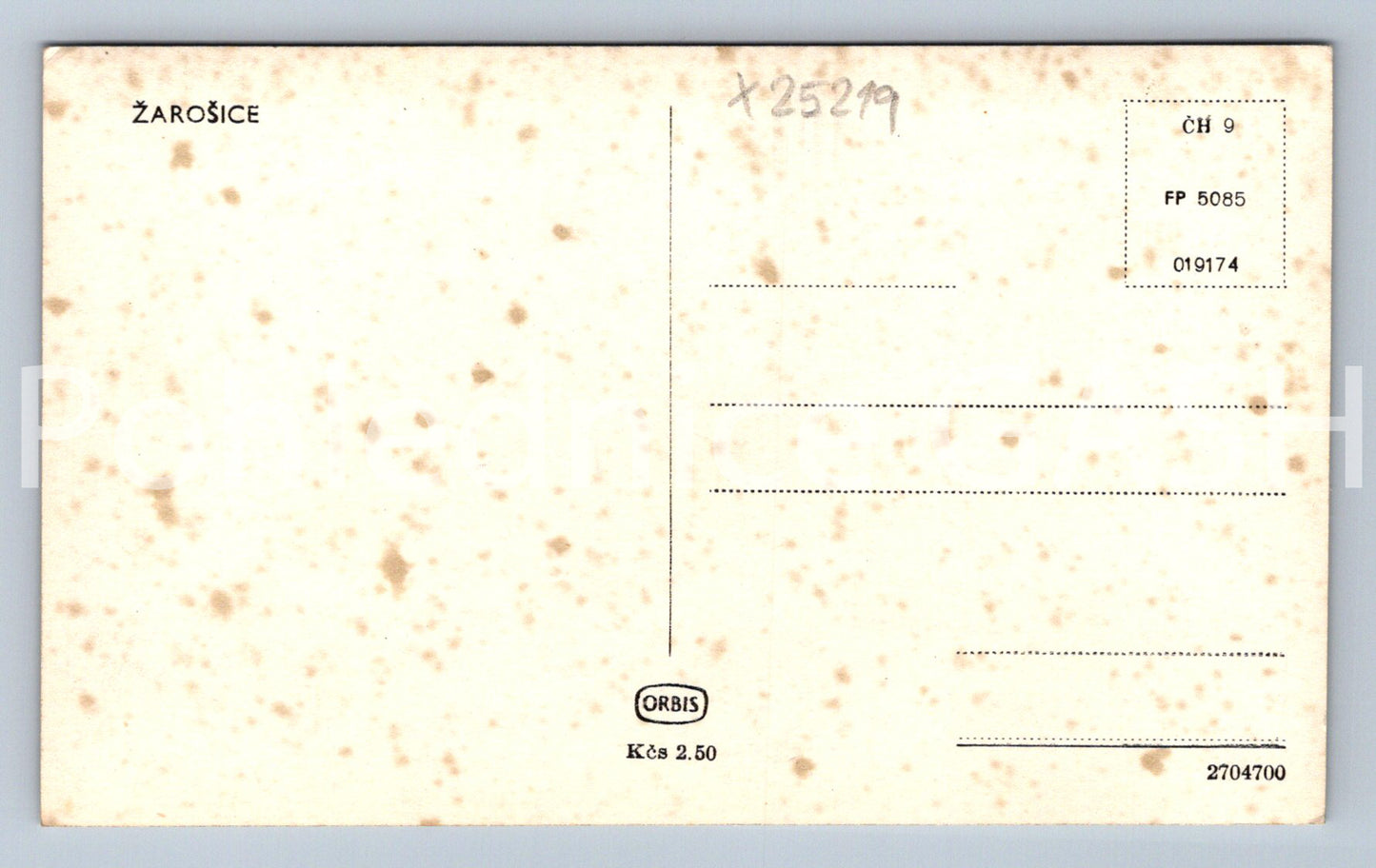 Pohlednice ŽAROŠICE (X25219)