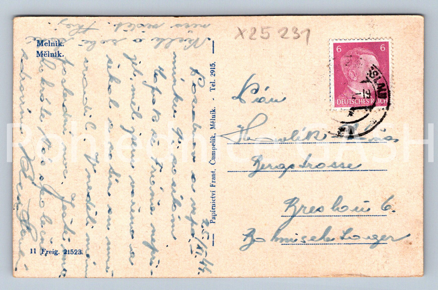 Pohlednice MĚLNÍK (X25231)