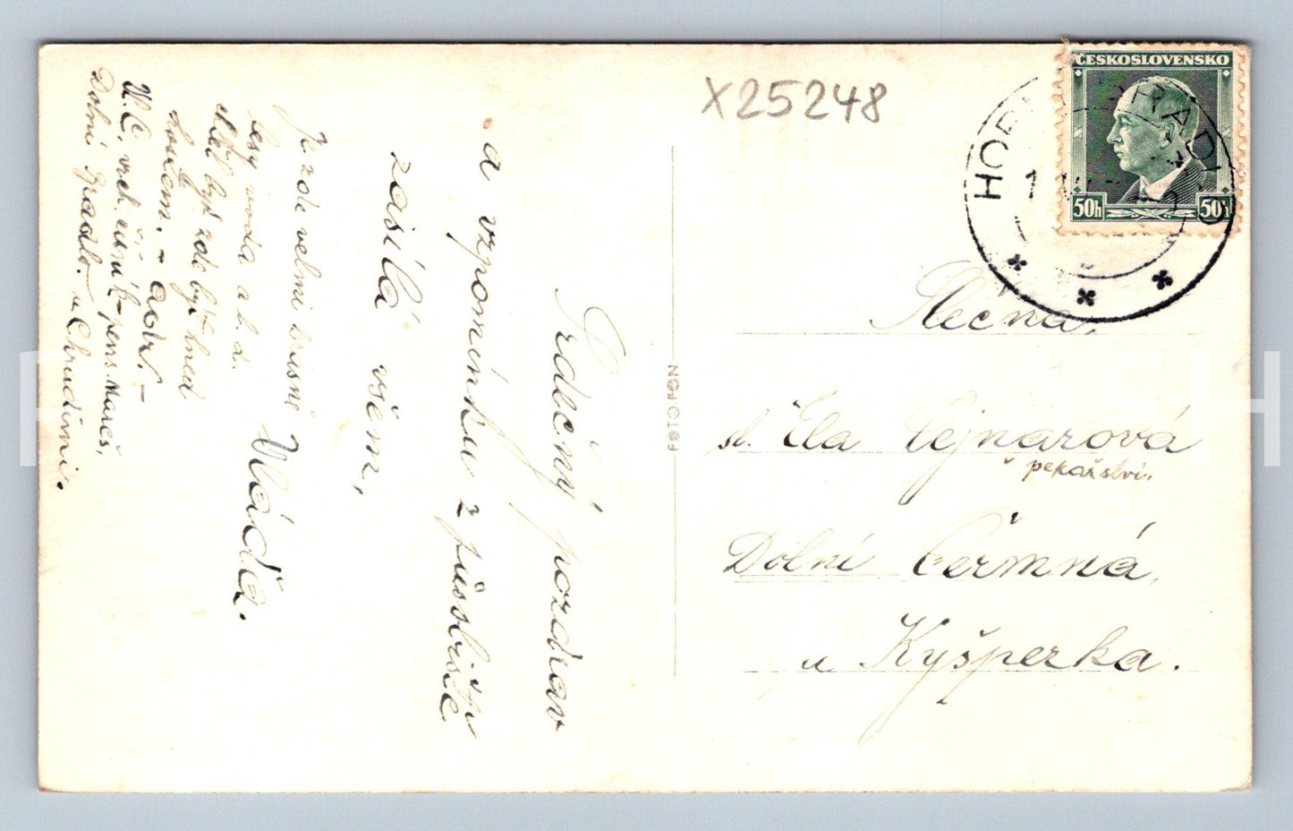 Pohlednice BRADLO V CHRUDIMĚ - PENSION MAREŠ (X25248)