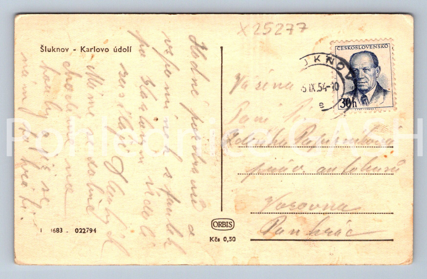 Pohlednice ŠLUKNOV (X25277)