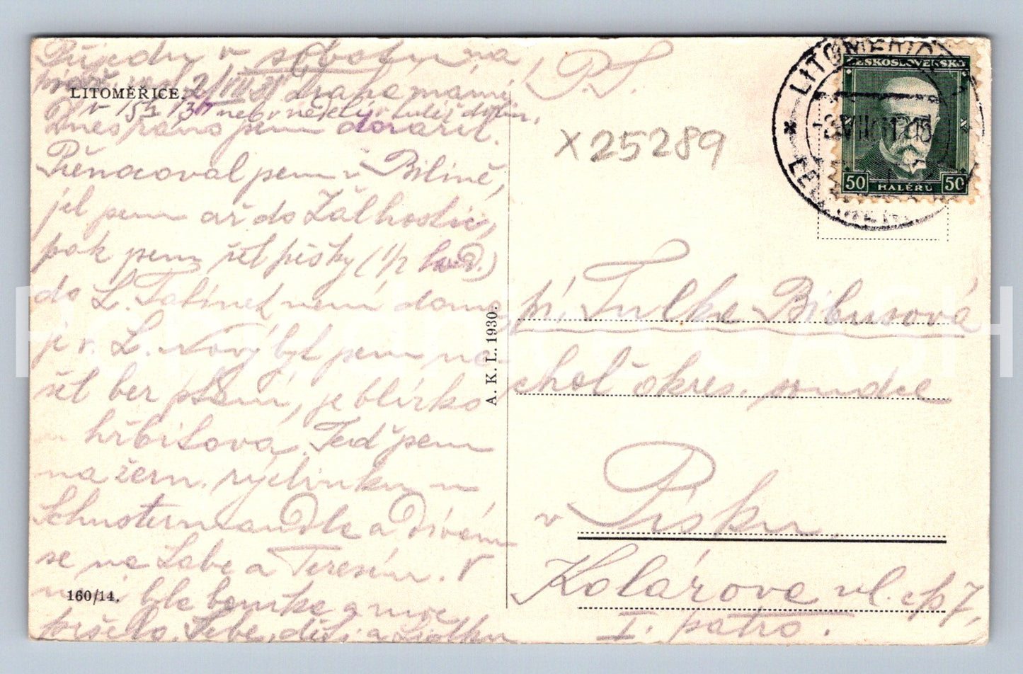 Pohlednice LITOMĚŘICE (X25289)