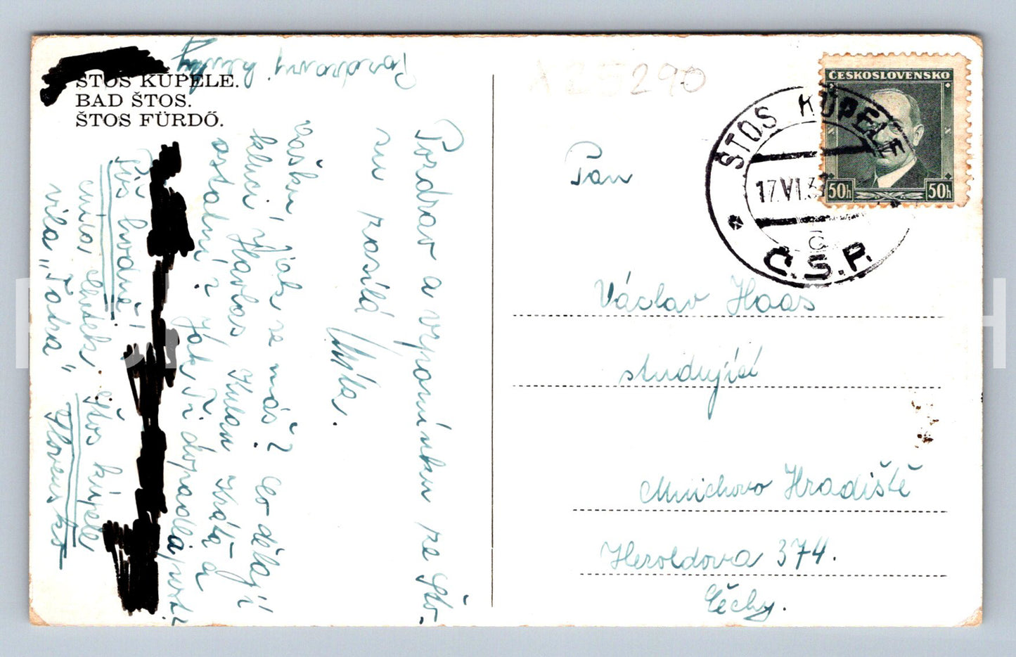 Pohlednice STOS KÚPELE (X25290)