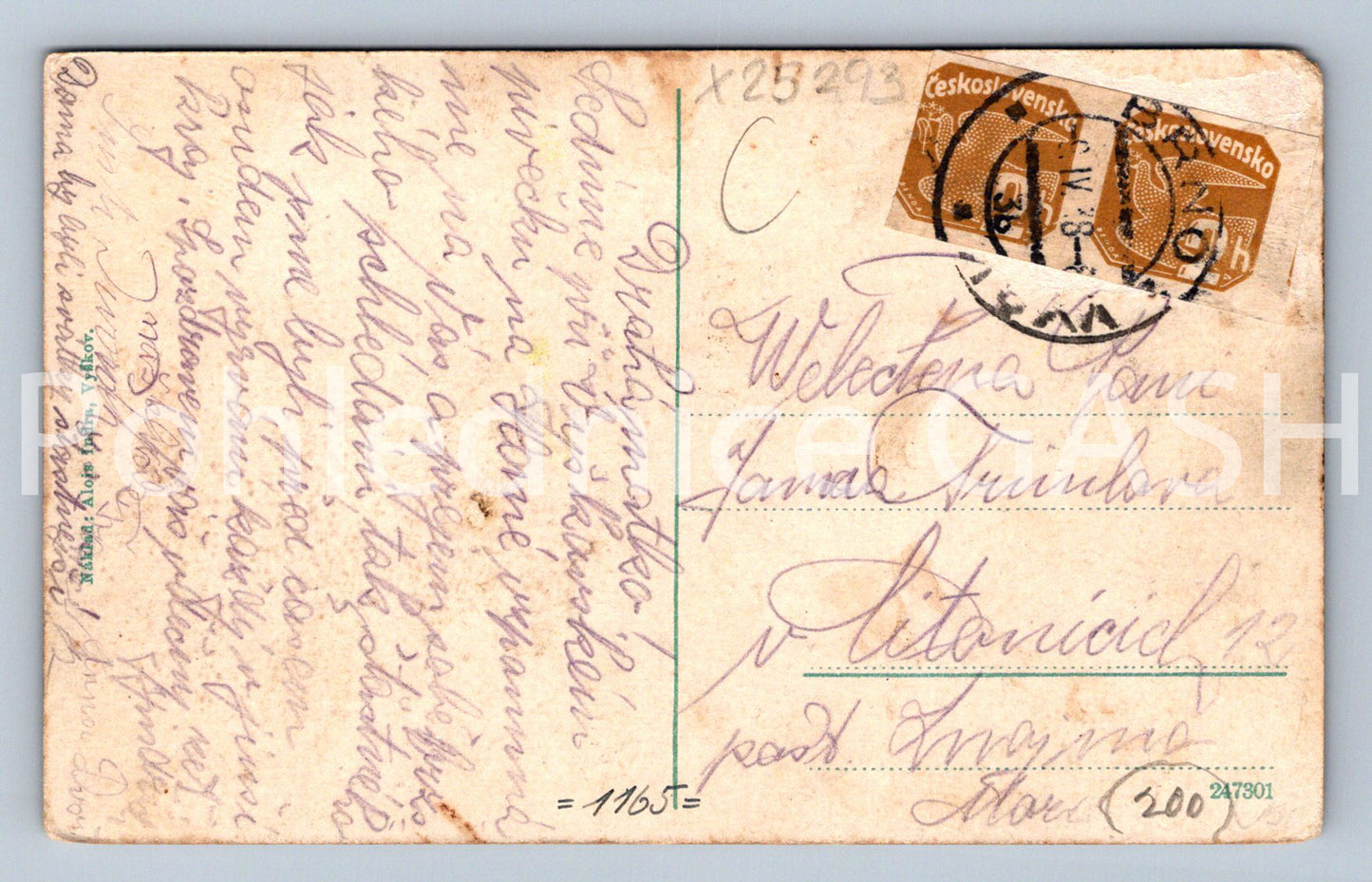 Pohlednice VYŠKOV (X25293)