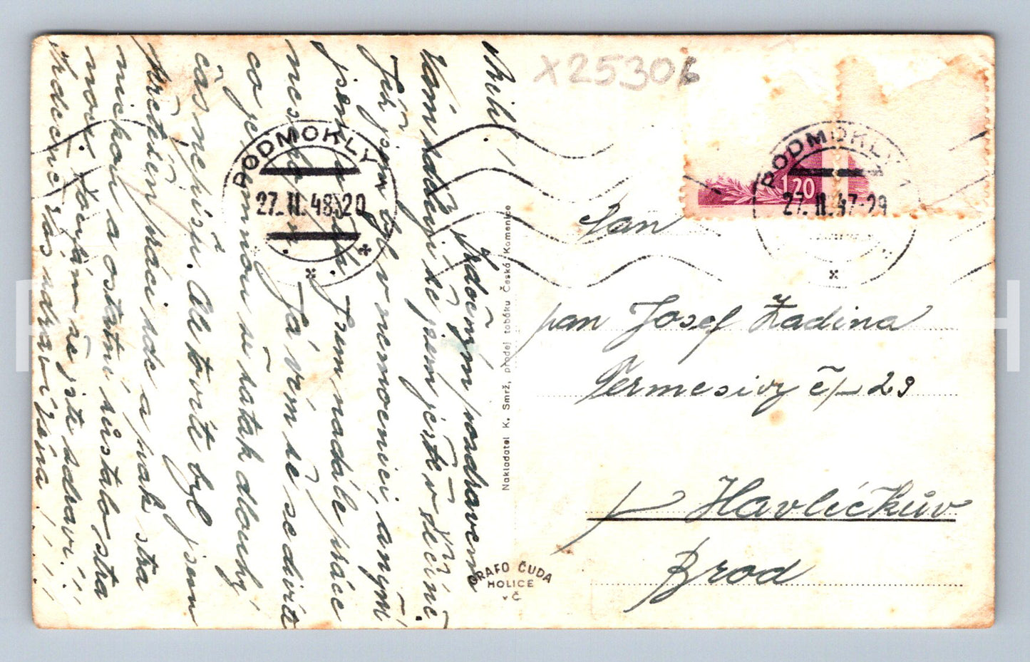 Pohlednice ČESKÁ KAMENICE (X25306)