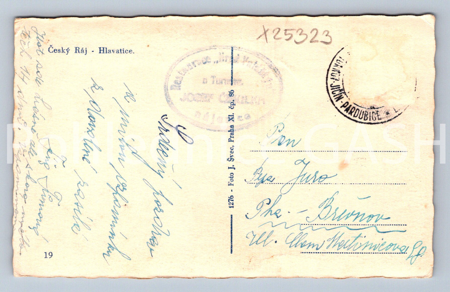 Pohlednice ČESKÝ RÁJ - HLAVATICE (X25323)